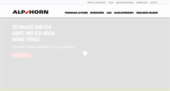 Desktop Screenshot of ferienhaus-alphorn.ch