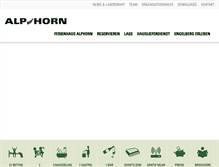 Tablet Screenshot of ferienhaus-alphorn.ch